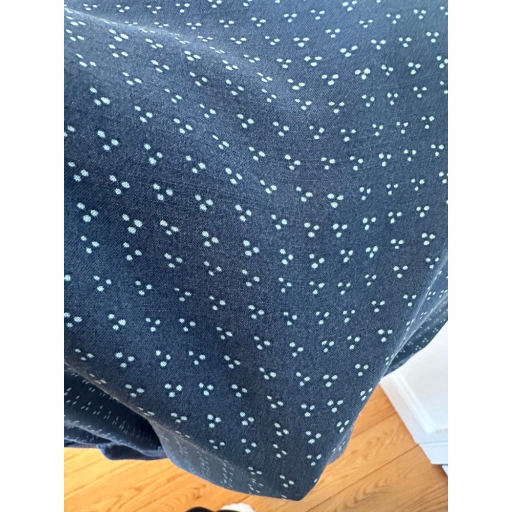 Women's GAP Blue White Polka Dot Short Sleeve Mini Dress - Picture 4 of 4